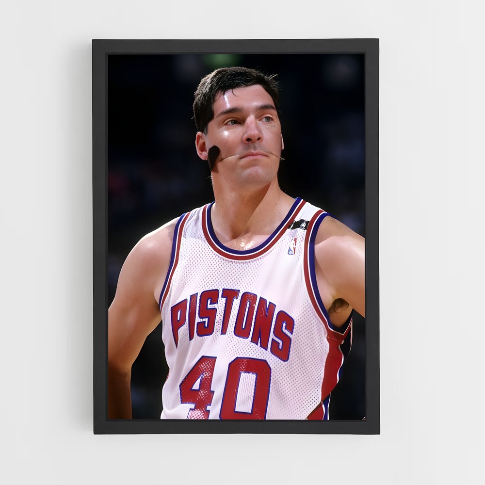 Poster L'Esprit des Pistons – affiche Basketball (vue 2)